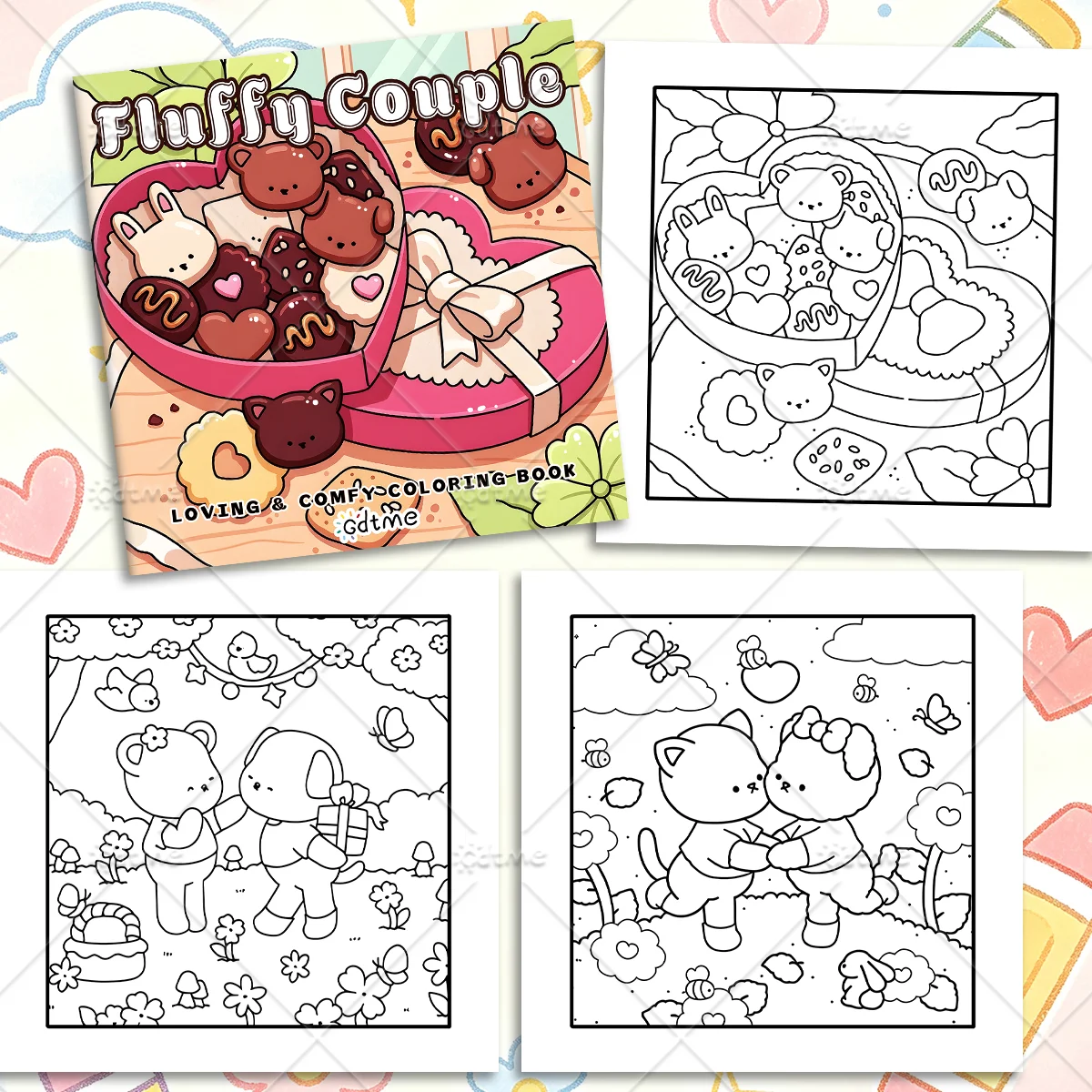Tüylü Çift Yetişkin Boyama Kit - Adult Coloring Book Stress Relief incelemesi ve fiyatı