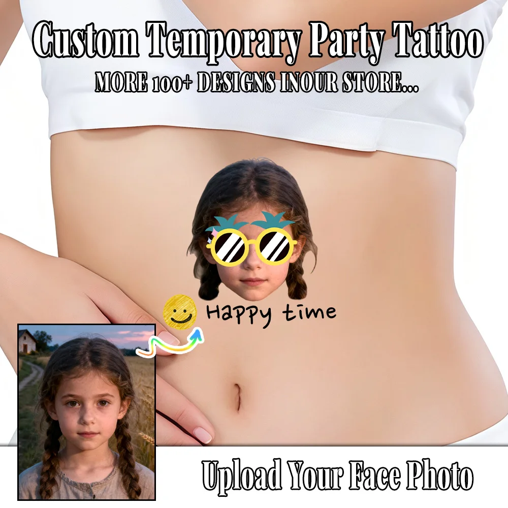 

15 шт. на заказ временные татуировки наклейки с уникальным текстовым дизайном и изображением, подходящие для вечеринок по случаю дня рождения, украшения для вечеринок, подарки