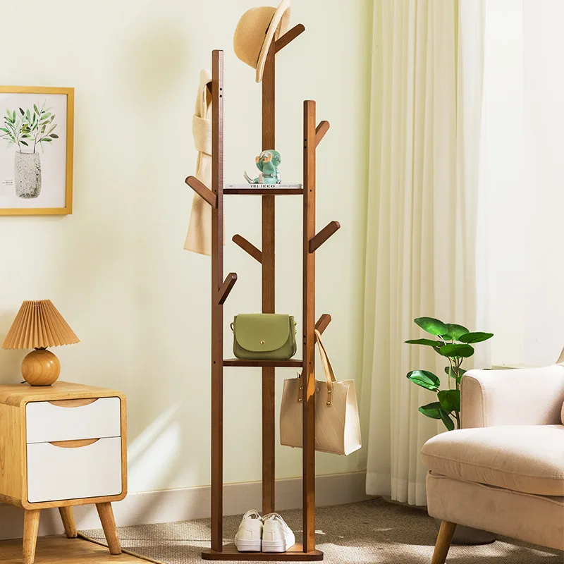 

Simple coat rack household rental bedroom storage hanger floor hanger vertical hanger simple multi-function