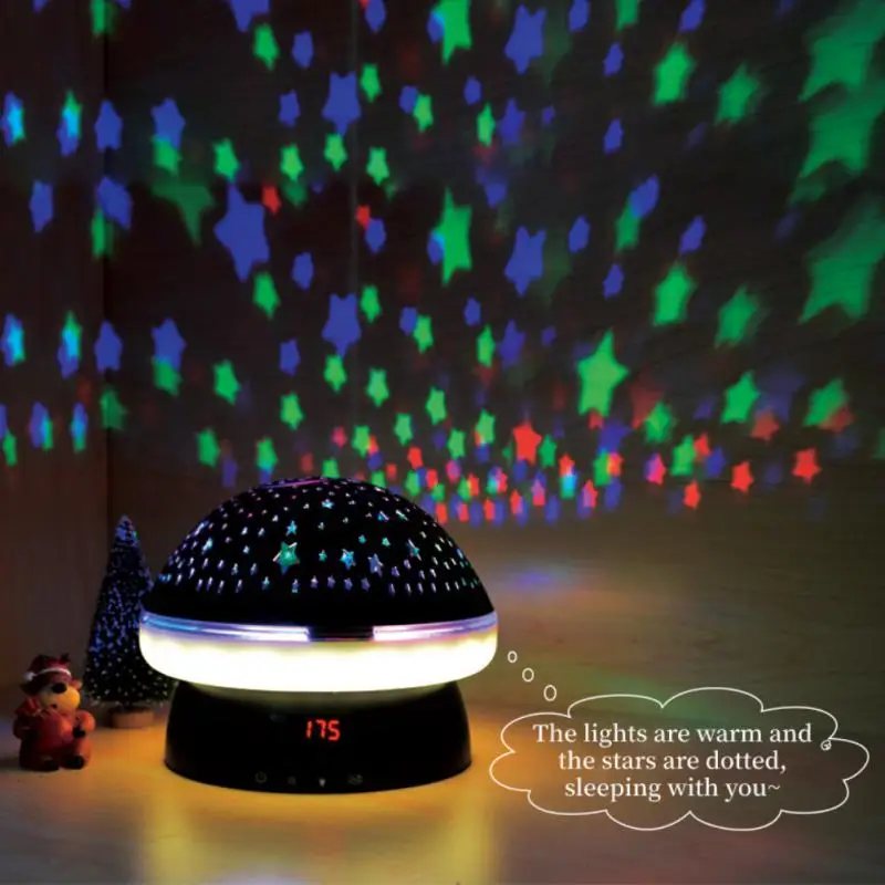 Galaxy Projector Starry Sky Rotating LED Night Light Planetarium Children Bedroom Star Night Lights Moon Light Kids Gift Lamp