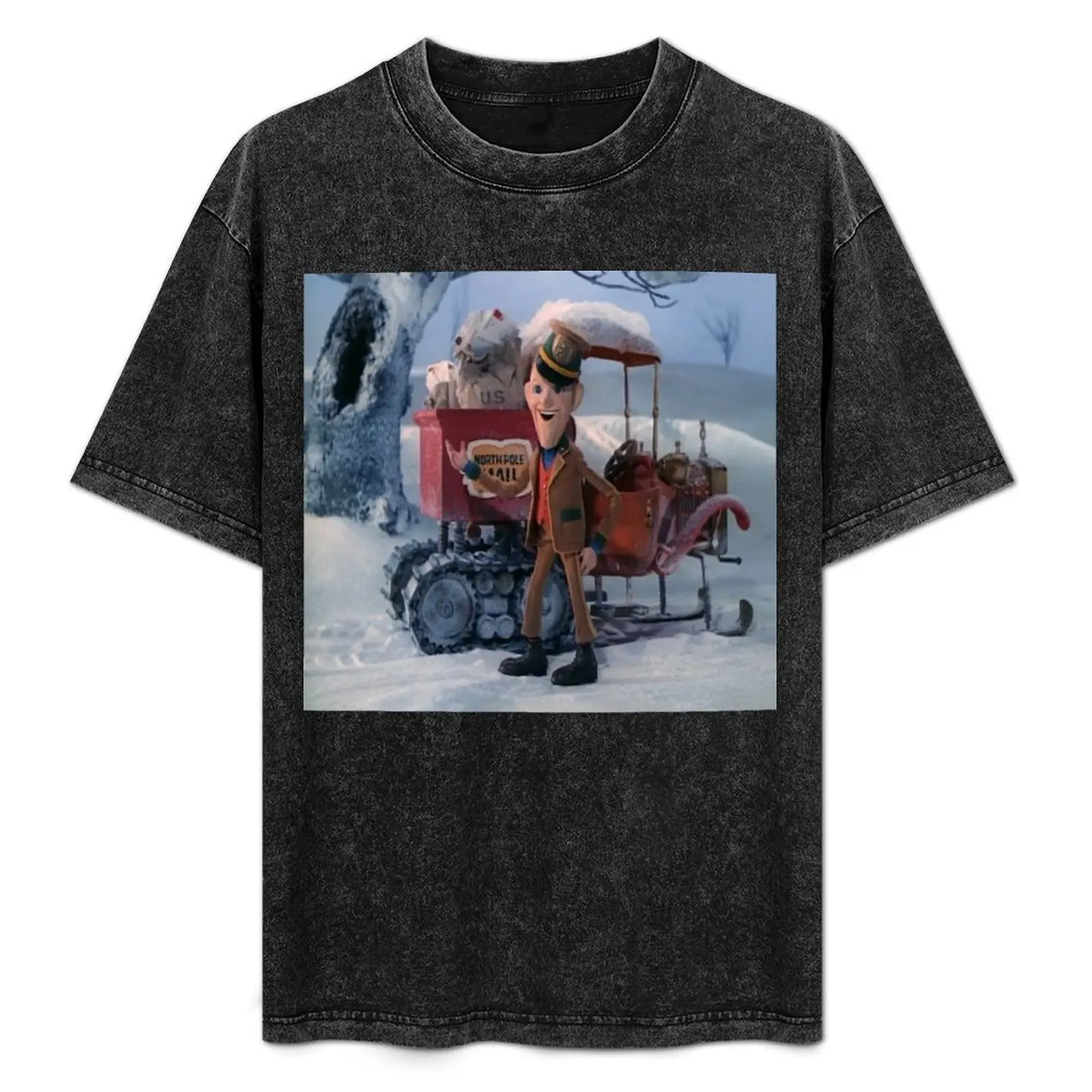 

Santa Claus Is Coming To Town T-Shirt Comfortable Basic Crew Neck Tee