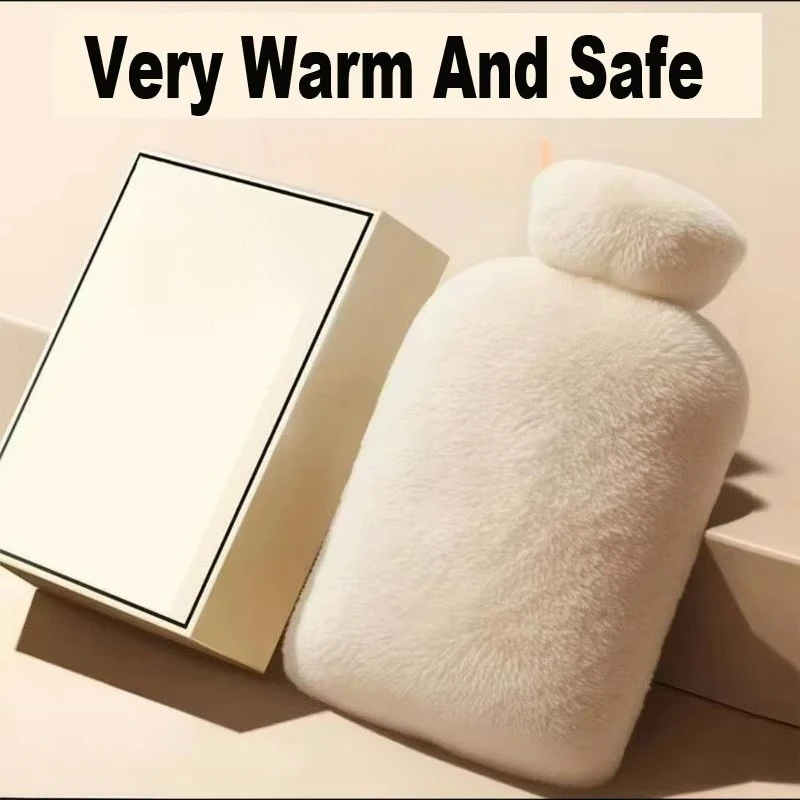 1 Pcs Water Filled Hot Water Bag Thickened Explosion-proof Warm Hands Hot Compress for Stomach Water Filled Warm Handbag