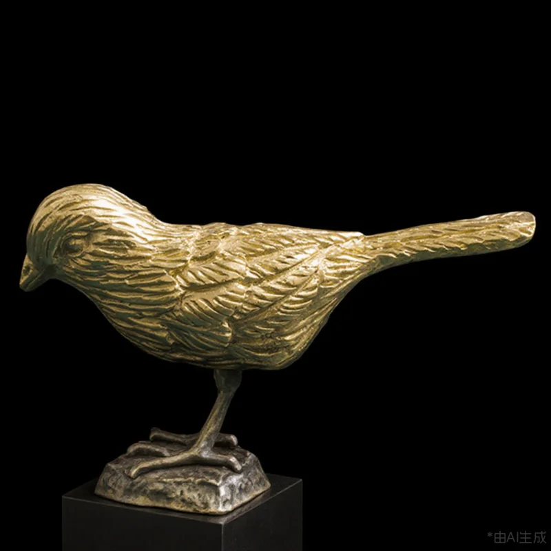 

1pc Copper Bird Cabinet Knob Pull Handle Metal Drawer Pulls For Cupboard Closet Wardrobe Dresserhardware Ornament Easy Install