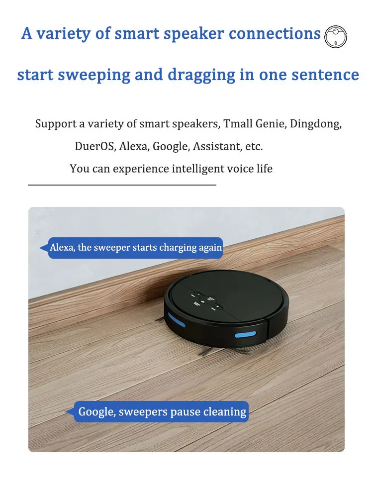 3600PA Robot Vacuum Cleaner Smart Wireless Navigation APP Area On Map Floor Cleaning Sweeping Machine Cleaner Robot For Home