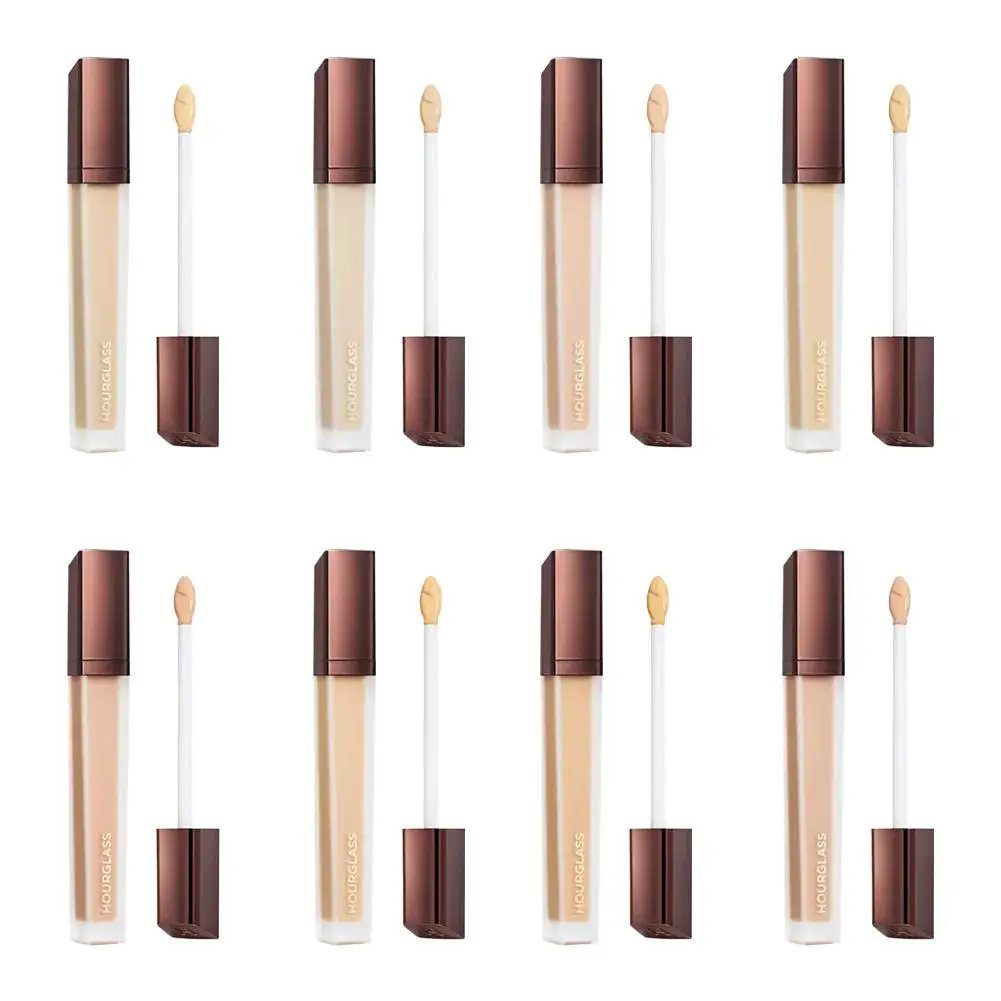 Corretivo sem rastros de 8 cores cobre acne, bolsas para os olhos, olheiras, lágrimas, salmão iluminador e hidratante