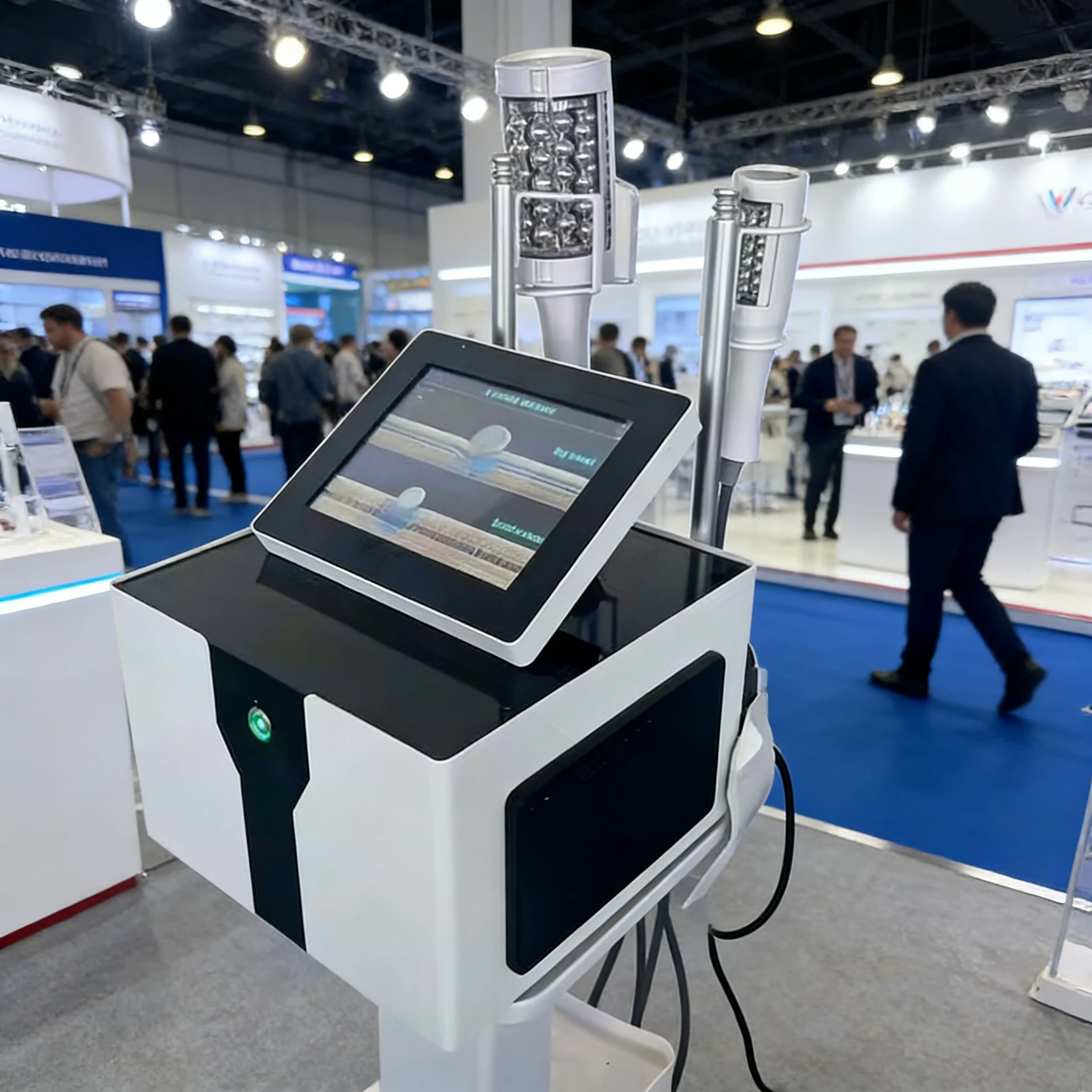 

Система для коррекции фигуры: аппарат с внутренними роликами для микровибрации, подтяжки кожи, уменьшения целлюлита и контурирования тела