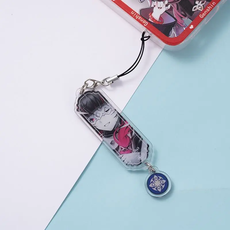 8pcs Anime Keychain Genshin Im - огляд і ціна Phone Accessories Keychain