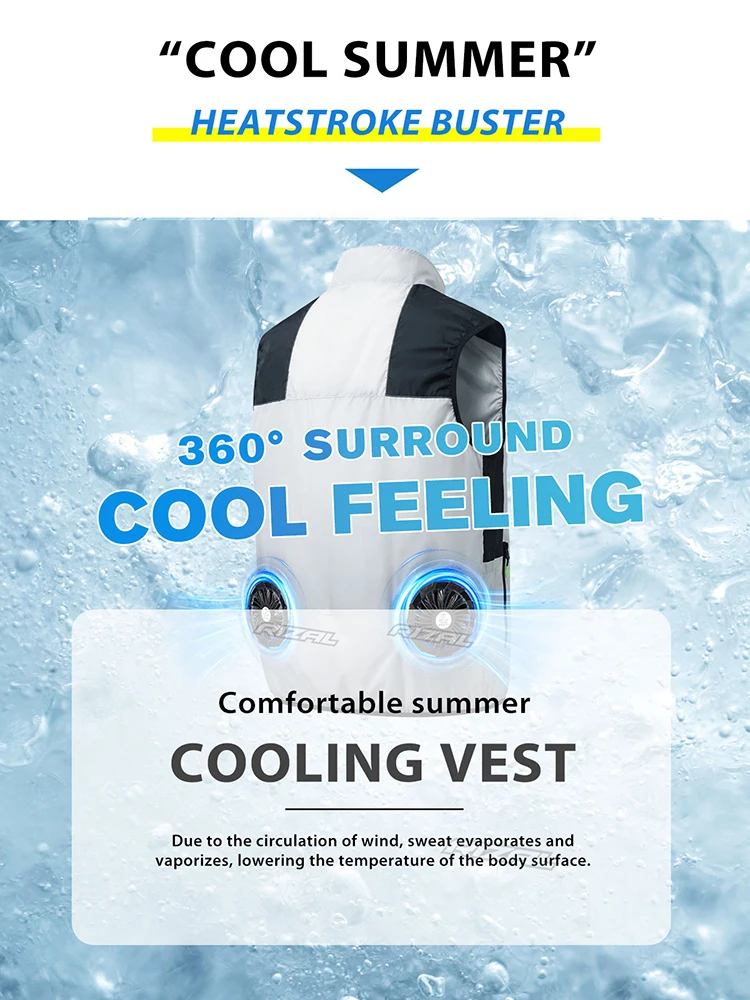 Kamizelka chłodząca z klimatyz – Outdoor Camping Vest recenzja i cena