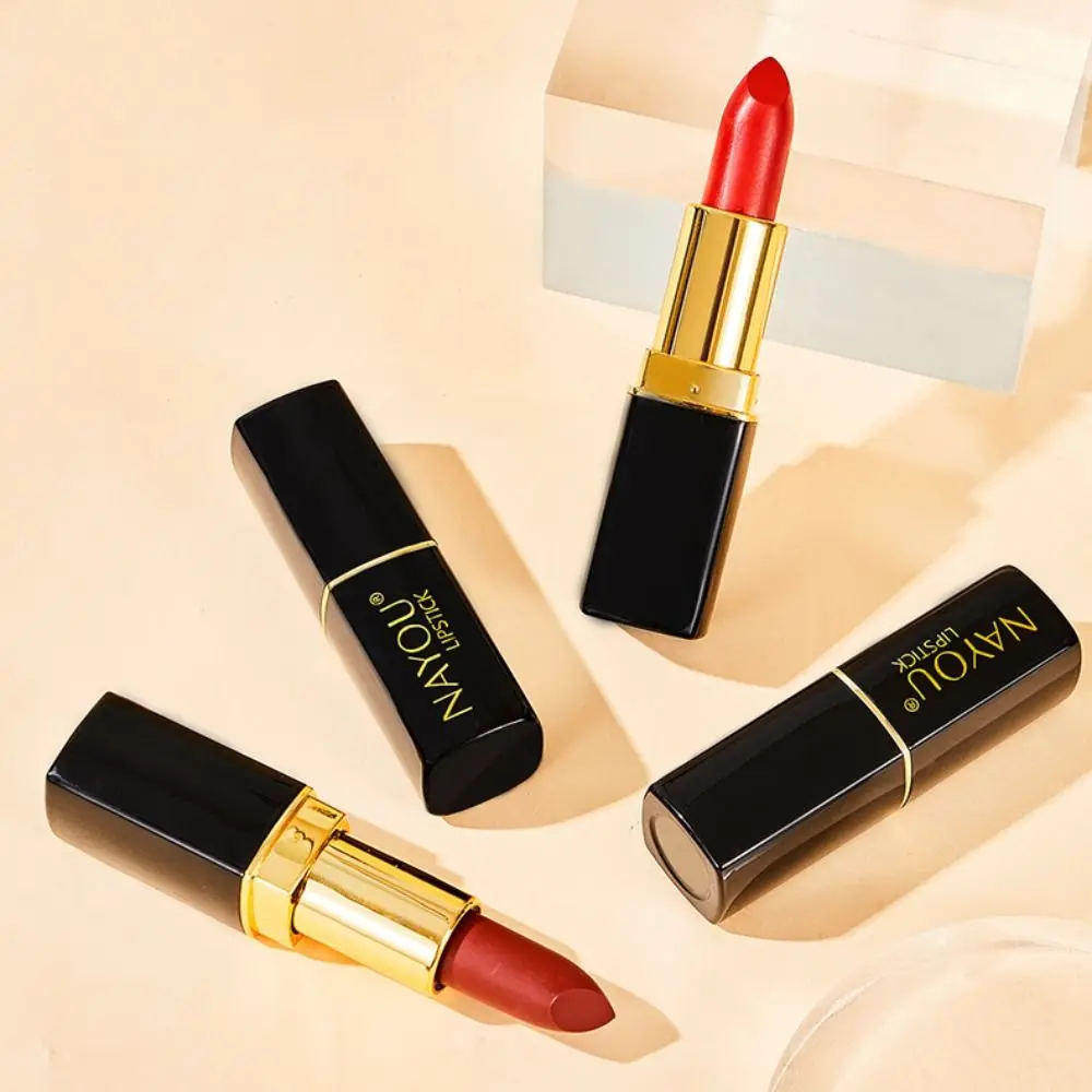 6 Pezzi Rossetto Opaco Impermeabile a Lunga Durata, Tubo Quadrato, Lucidalabbra Non Sbiadente, Balsamo Labbra Idratante, Cosmetici per il Trucco