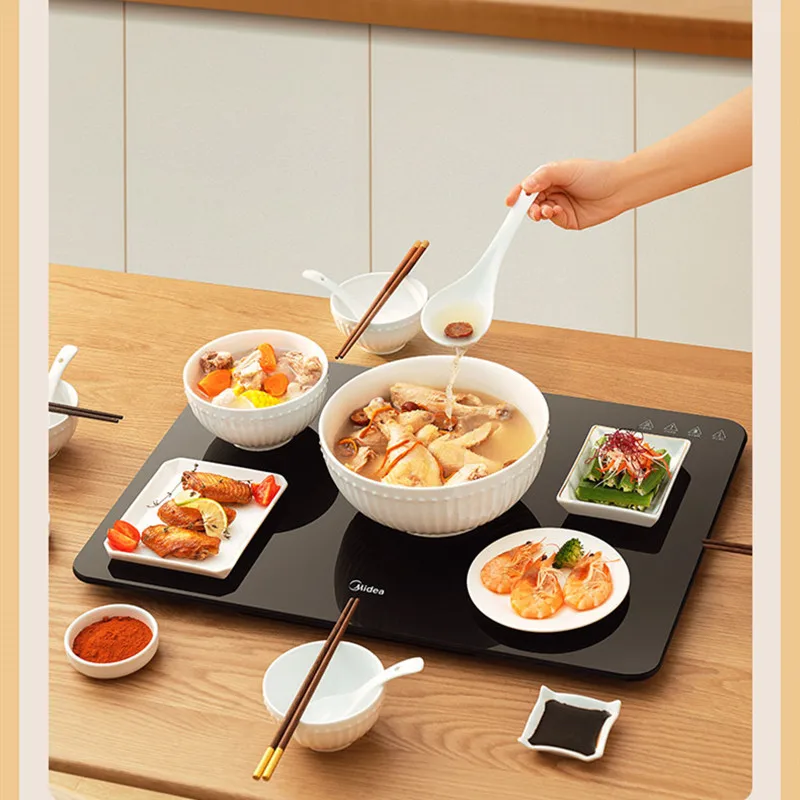 Midea Electric Food Warmer One Key Rapid Temperature Rise Food Insulation Board Multi-functional Warming Table Mat Dishes Warmer