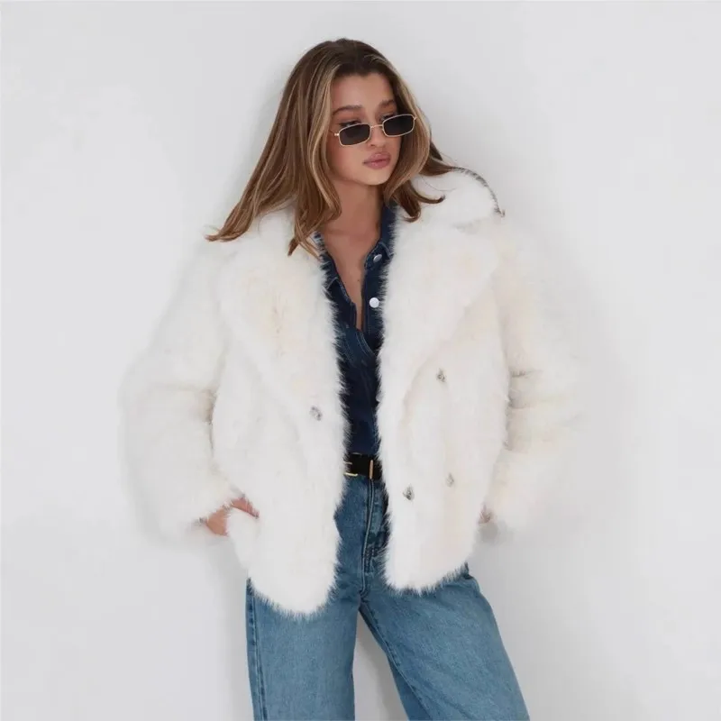 

New thickened fur coat for women