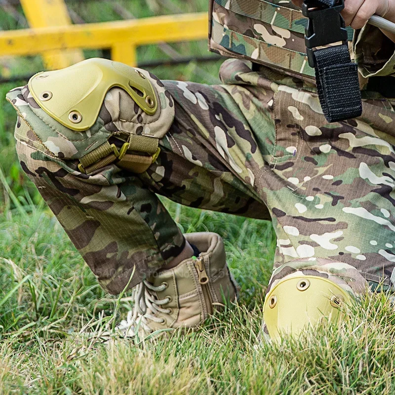 Dzieci taktyczny kombinezon kamuflażowy siły specjalne mundur bojowy dzieci Outdoor kamizelka treningowa wojskowa rękawiczki nakolanniki gogle MN8