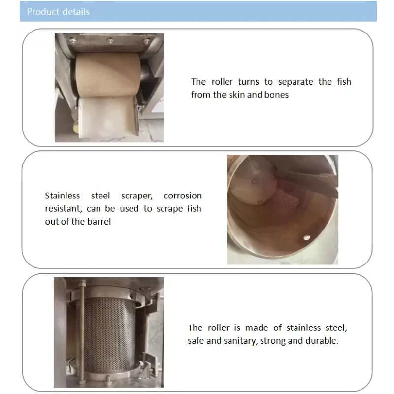 Picture 4: High Efficiency Fish Meat Separator Machine for Fish Deboning and Surimi Production