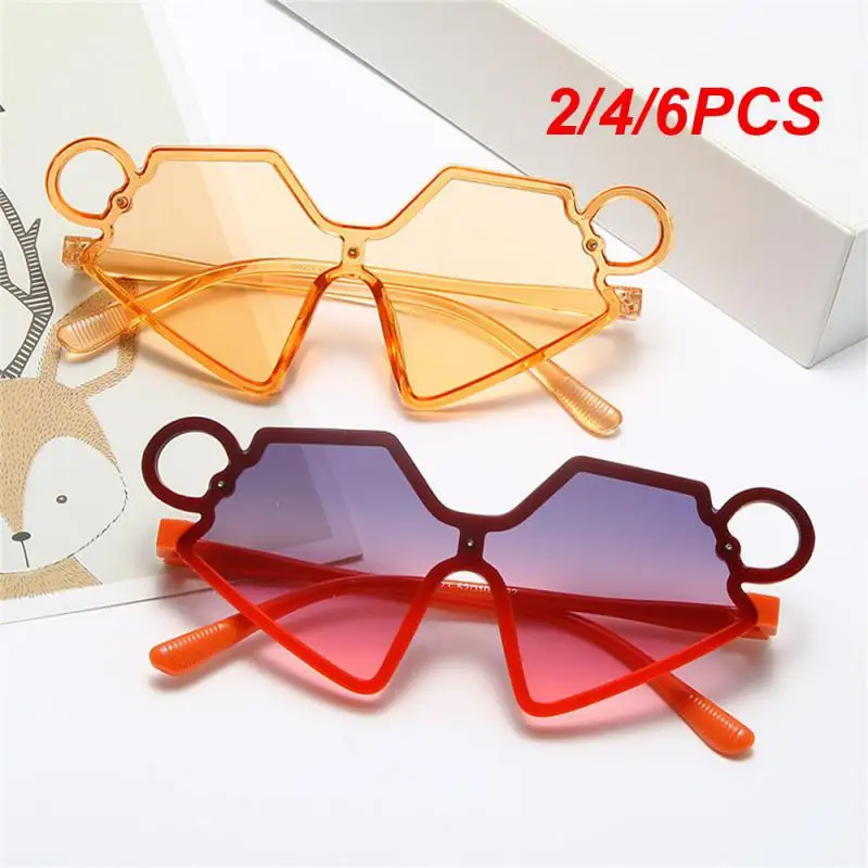 2/4/6PCS Sunglasses Summer Beach Style Uv- Anti Retro Fashion For Boys Lentes De Sol Mujer Baby Sunglasses