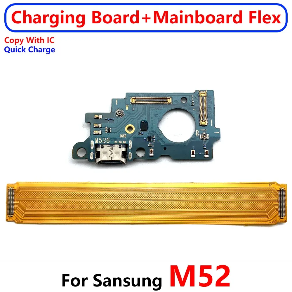 New625 50 Stücke, NEUE USB-Port-anschluss Dock Lade Haupt Motherboard Flex Kabel Für Samsung M10 M20 M30 M21 M31 M52 M53 M54 5G M62 9