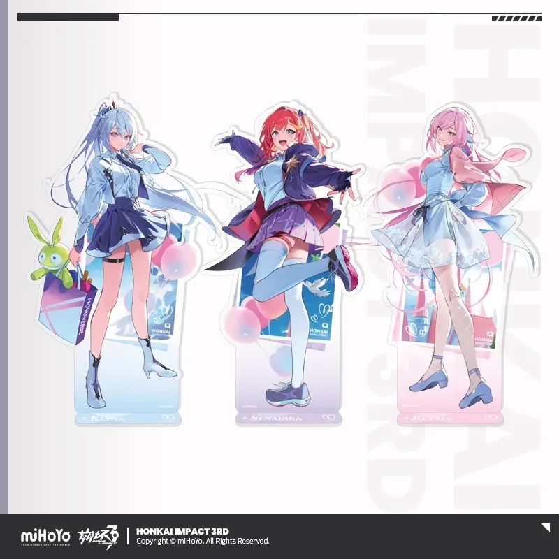 

Официальный подлинный Honkai Impact 3, серия Fall Festival, акриловый орнамент Kiana Kaslana Elysia, периферийный аниме-подарок