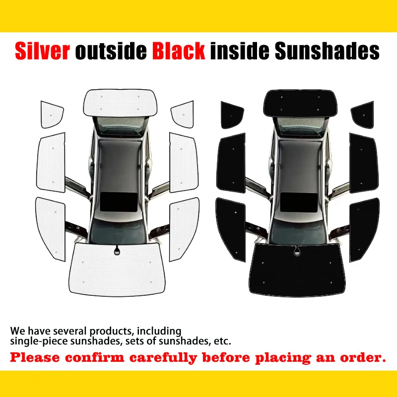 Car Full Covers Sunshades For Toyota RAV4 LWB Vanguard XA30 2006-2012 2007 2008 Car Anti-UV Sun Visors Window Visor Accessories