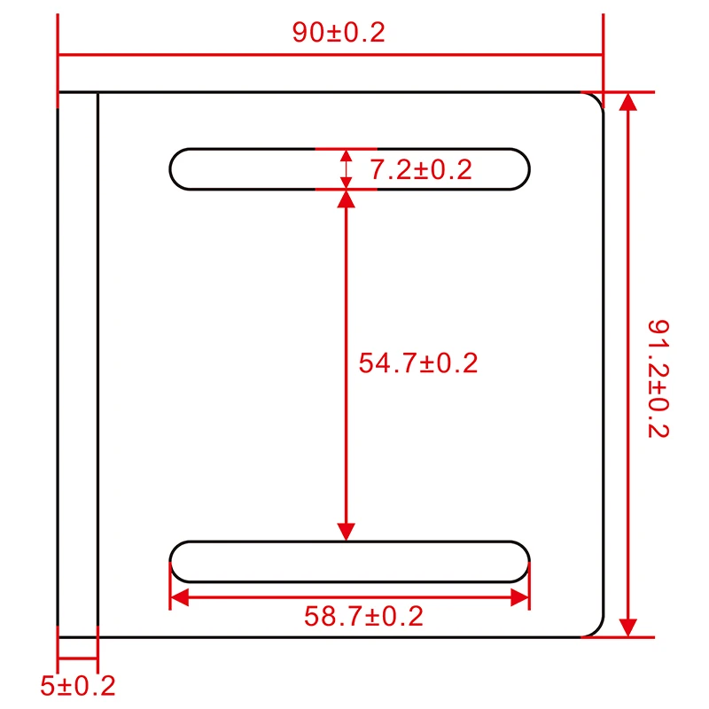 80 Flange Brushless Motor Base Horizontal Installation Right Angle Fixed Installation Base Motor