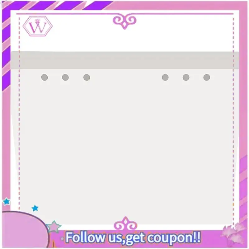 

A5 для наклейки с 6 кольцами, органайзер для переплета, 80 листов, пустые бумажные страницы, двухсторонняя многоразовая вставка, сменный блок