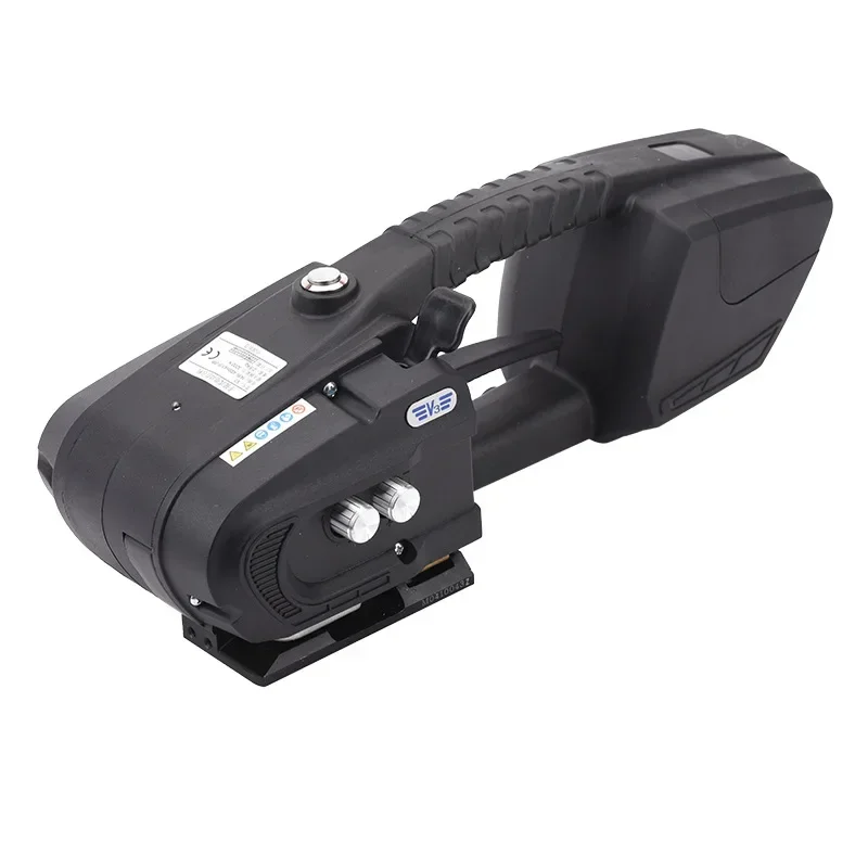 

V2 baler, portable PP/PET automatic strapping machine with electric storage hot melt electric