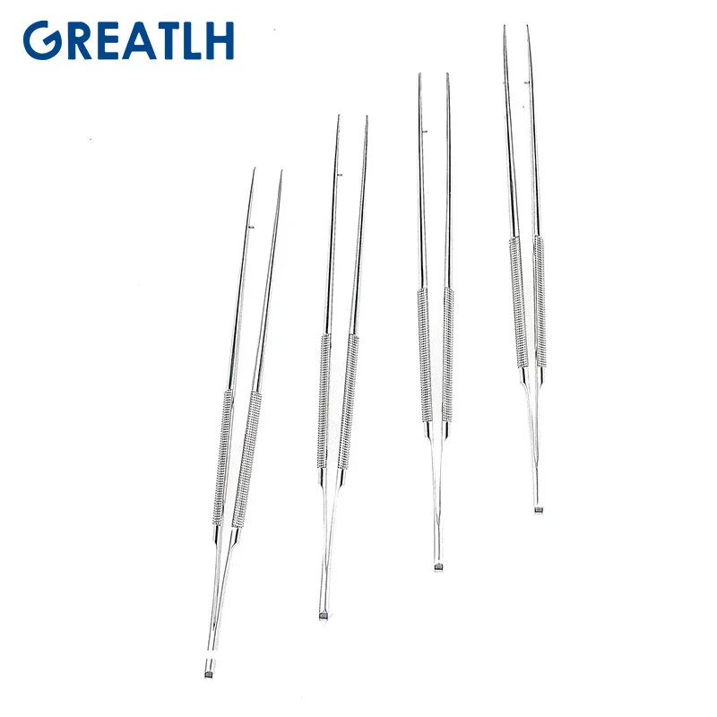 Conjunctival Forceps Stainless Steel Micro Suturing Forceps Tweezers Ophthalmic Instrument