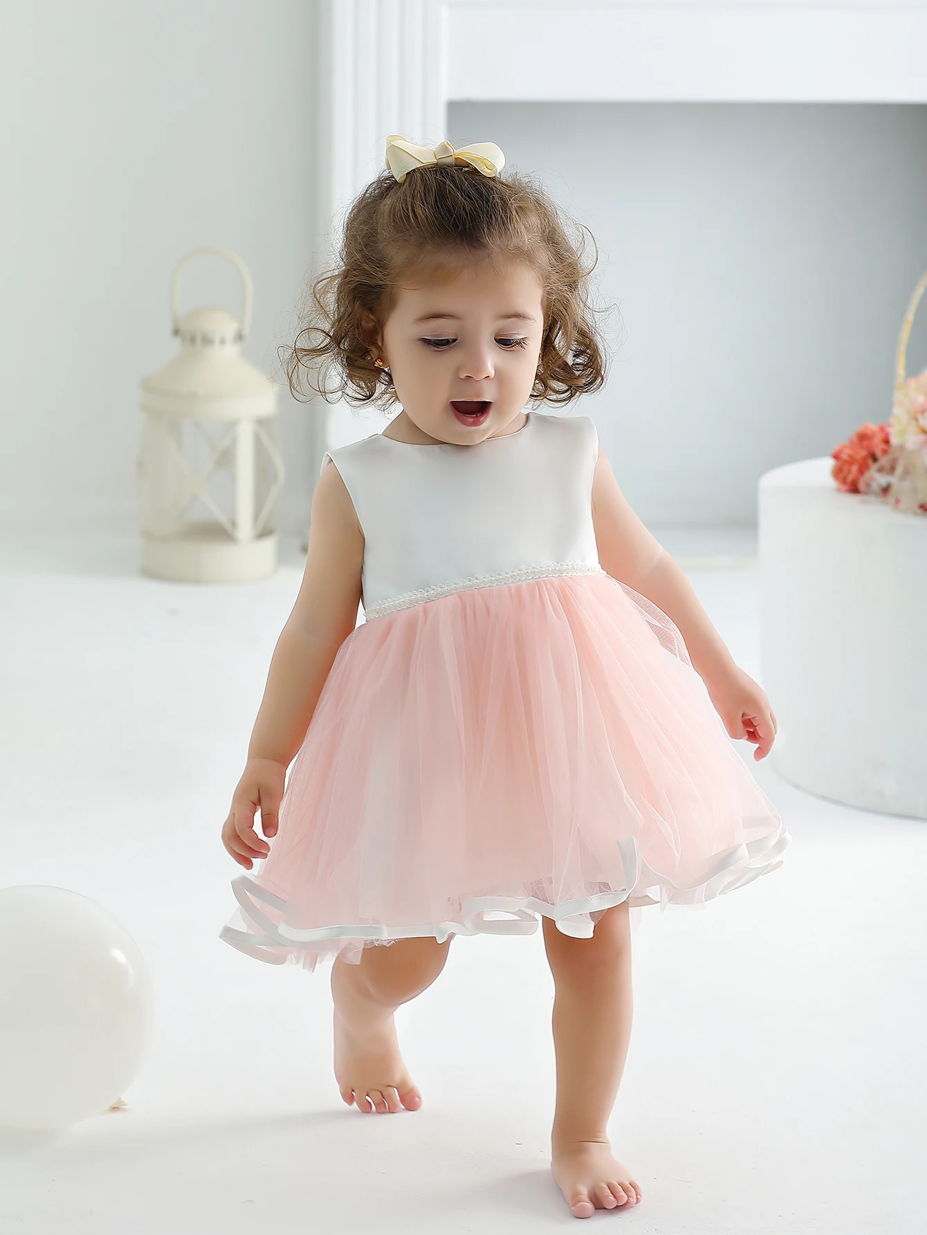 New Born Baby Party Birthday Dress 0-2 Year Baby Girl Dress