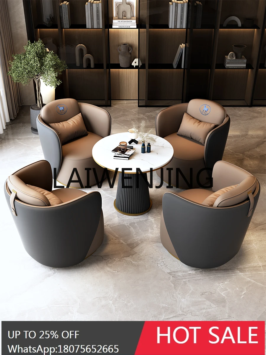 RWJ Combination Hotel Lobby Reception Area Reception Sofa Sales Office Negotiation One Table and Four Chairs