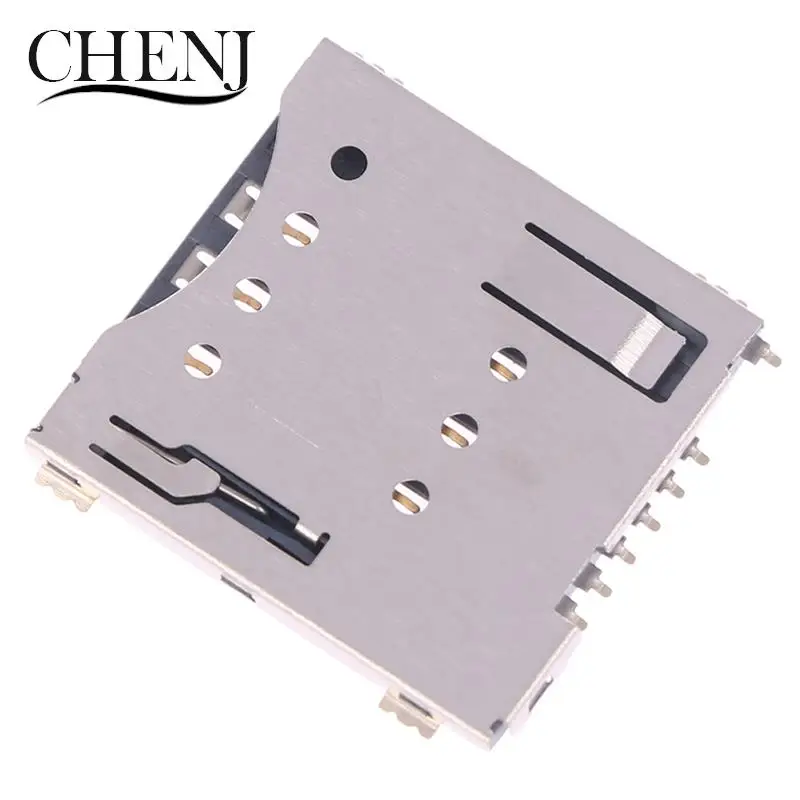 MUP-C792 Original Micro SIM Card Connector Patch Self-piercing 6 +1 P SIM Card Slot Socket