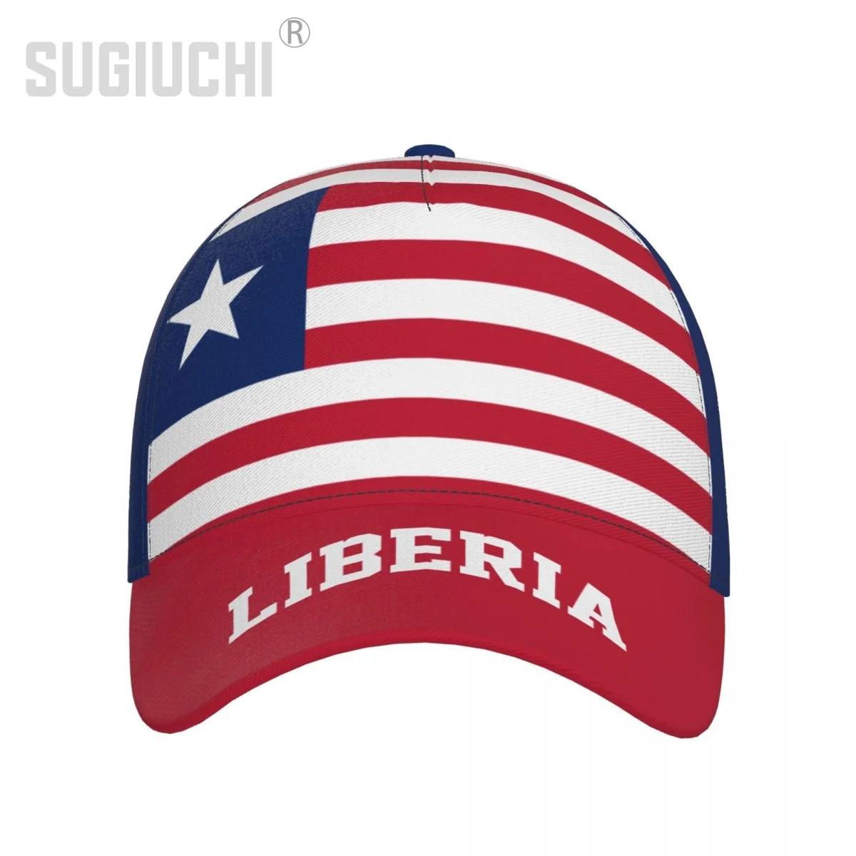 Unisex Liberia Flag Liberian Adult Baseball Cap Patriotic Hat for Baseball Soccer Fans Men Women