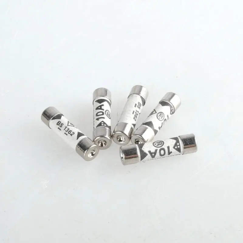 652F 30 قطعة السيراميك 10A الصمامات تمديد يؤدي الصمامات البريطانية القياسية 10A الصمامات مجموعة لأداء مستقر في الدوائر المنزلية #2