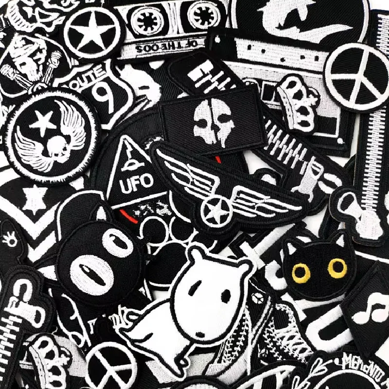 Star Dog Cat Eye Patch Embroidery Applique Ironing Sewing Supplies Decorative Badges For Clothing Accessories Zipper