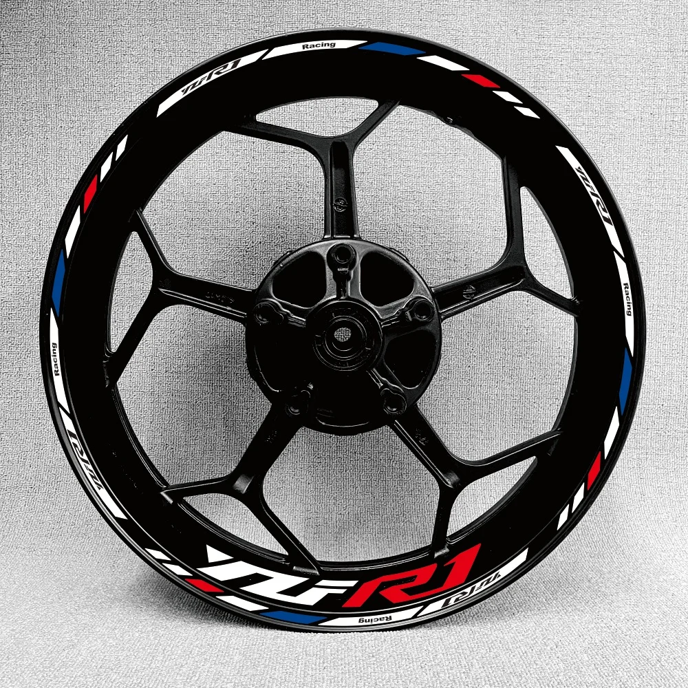 

Motorcycle 17 inch is suitable for R1 R6 R3 R15 R125 steel rim wheel rim modification personalized sticker reflective waterproof