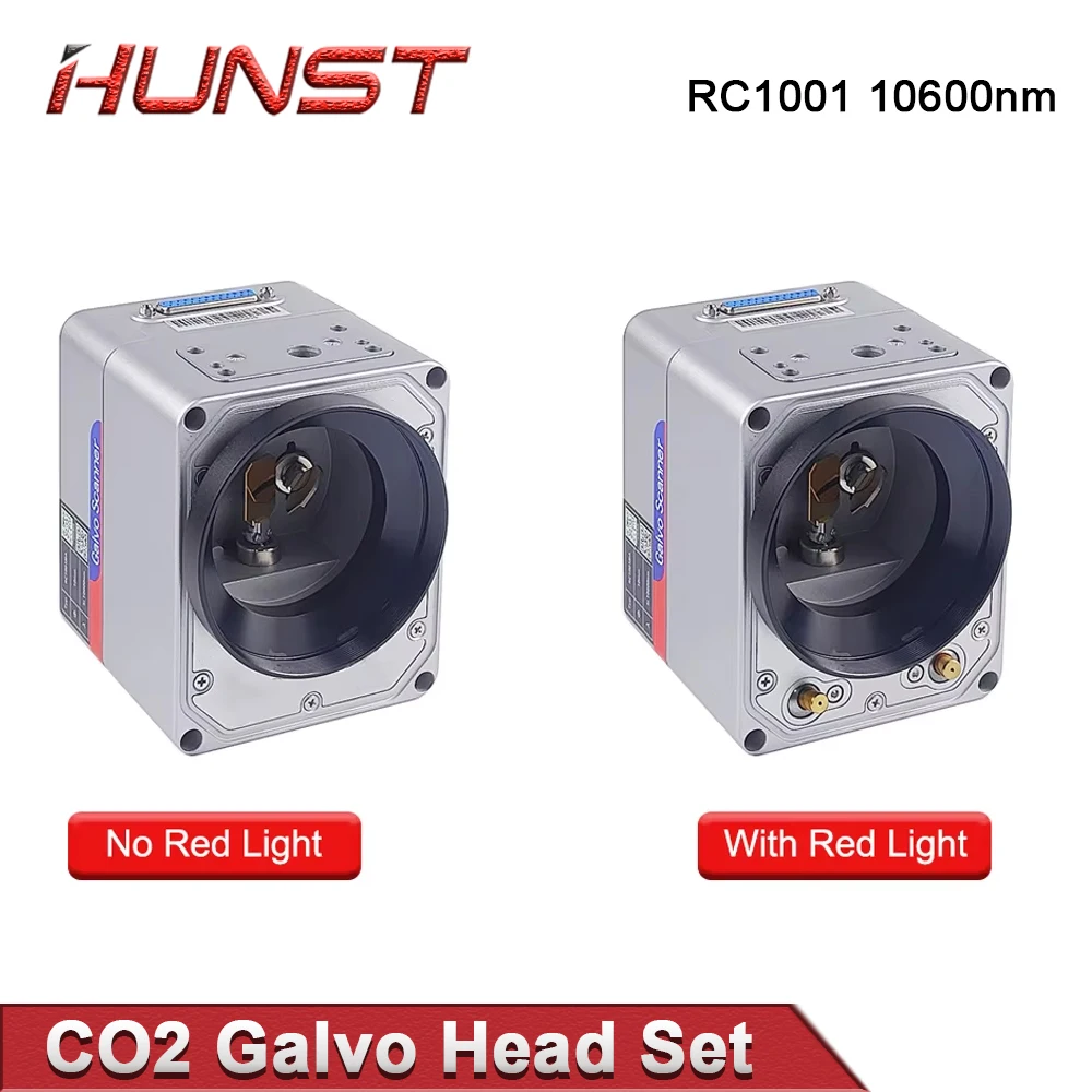 Hunst SINO-GALVO RC1001 CO2 Laser Scan Galvo Head Set 10600nm Aperture 10mm Galvanometer Scanner with Power Supply