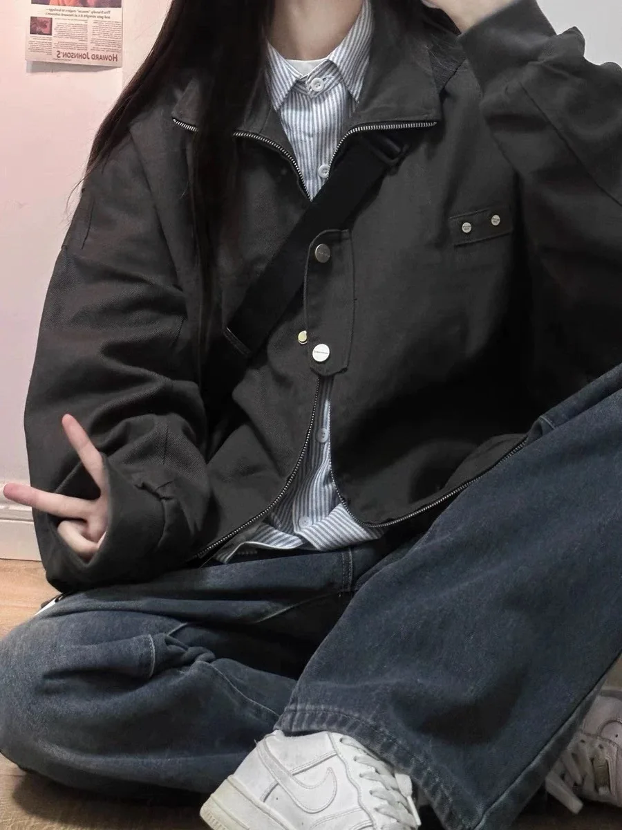 

Бейсбольные куртки-бомберы женские, легкие, тонкие, однослойные, весенне-летние, укороченные, удлиненные, стандартной длины, стильные