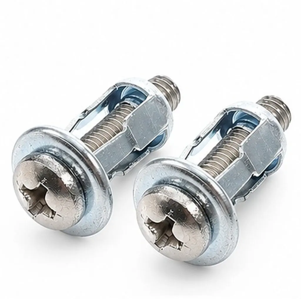 50Sets Hollow Wall Expansion Screw Petal Nut Metal Anchor for Drywall Plasterboard Wood Sheet Heavy Duty Concrete Fastening
