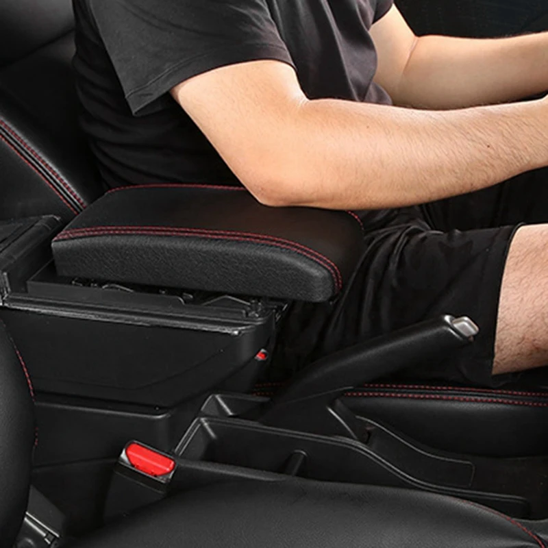 For Hyundai SOLARIS Armrest Box For Hyundai Accent RB Solaris Verna 2011-2016 Car Armrest Storage Box