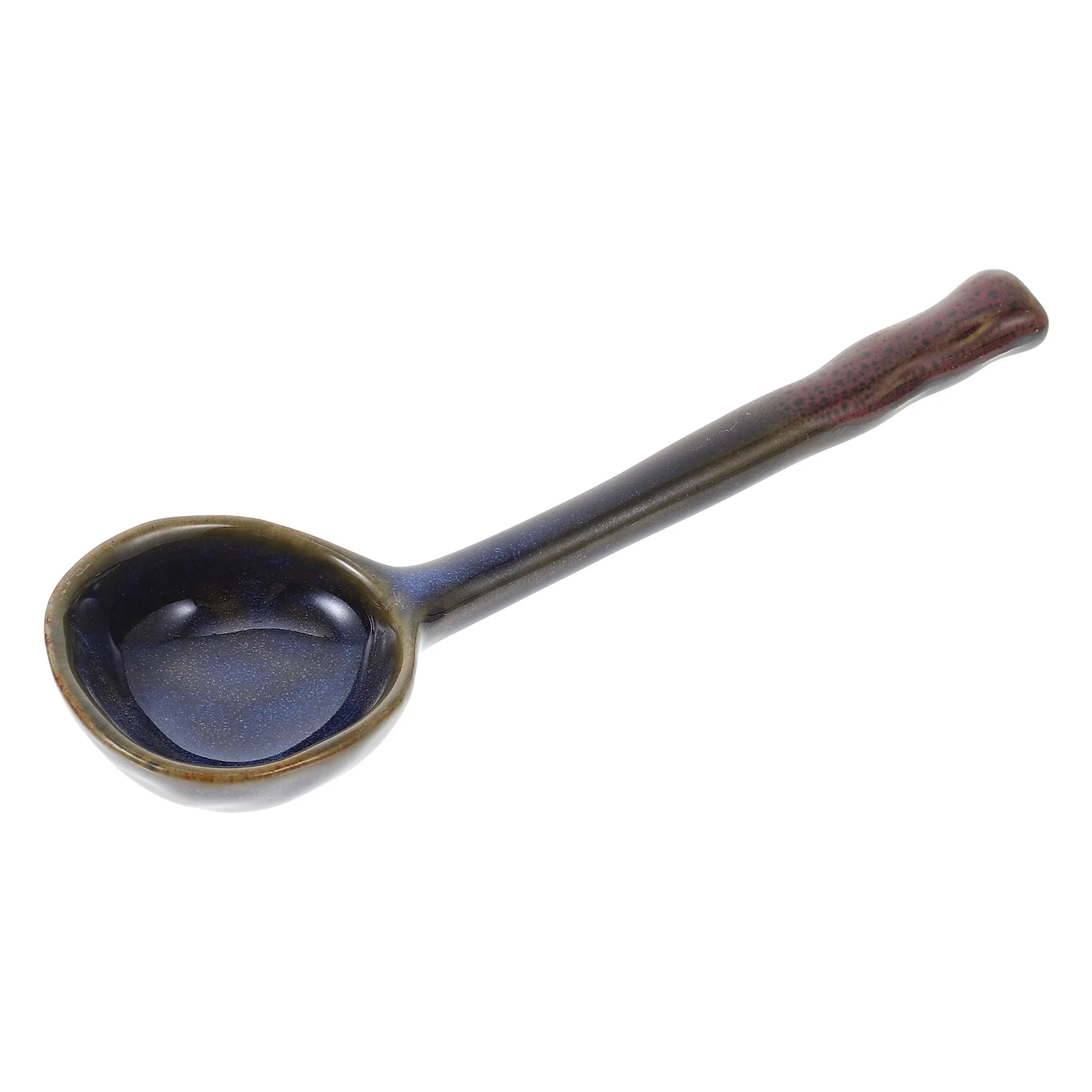 النمط الياباني ملعقة شوربة السيراميك المنزلية مطعم عصيدة الحلوى ملاعق الطعام ملعقة السيراميك ملاعق القهوة