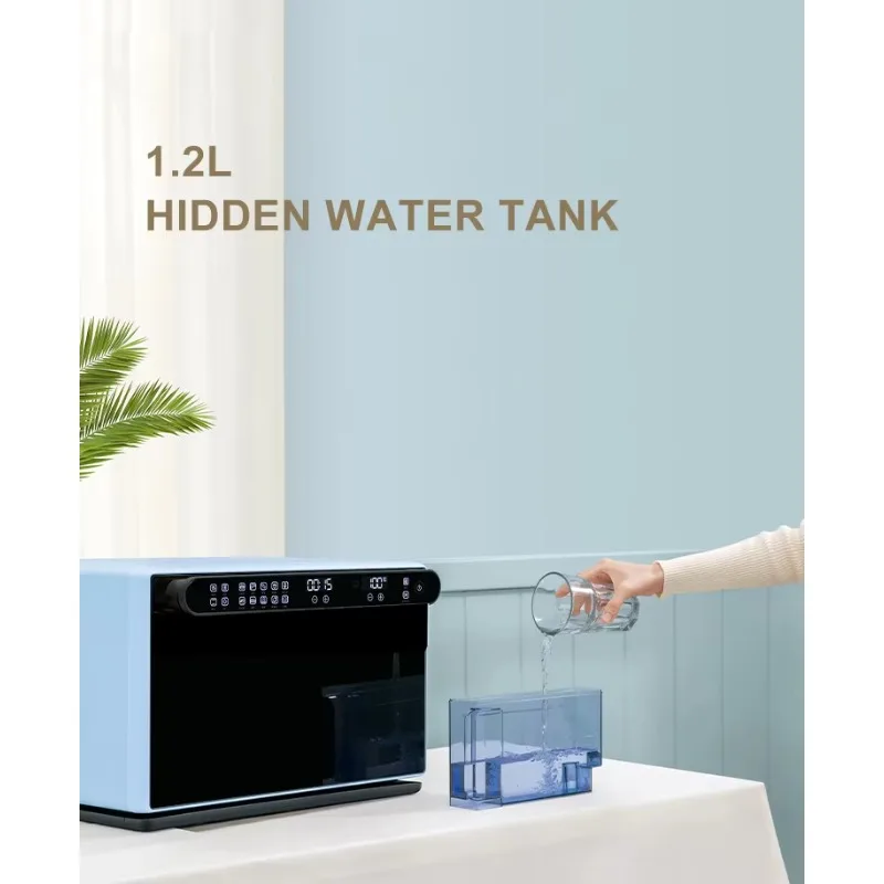 Multifunctional 3-layer desktop oven, all-in-one steam and air fryer, portable kitchen appliance for home baking and cooking