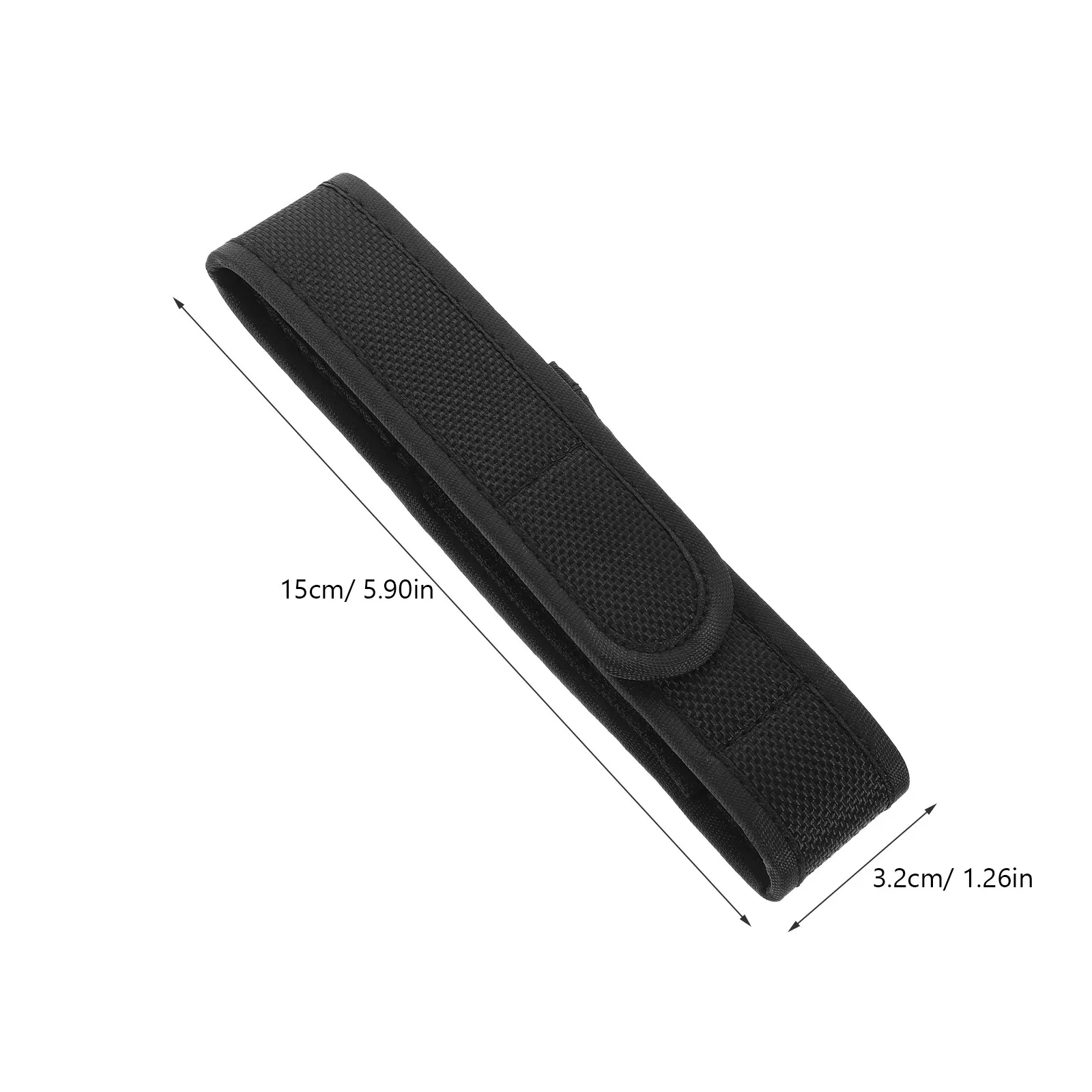 Wear-Resistant Nylon Flashlight Holder Multipurpose Flashlight Pouch Outdoor Camping Hiking Belt Torch Storage