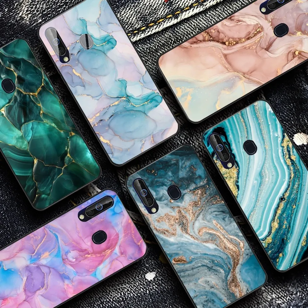 Marble Art Fashion Pattern Phone Case For Samsung A 10 11 12 13 20 21 22 30 31 32 40 51 52 53 70 71 72 73 91 13 shell