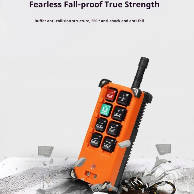 Gru con interruttore wireless industriale F21-E1B, paranco per gru a soffitto, chiave per verricello, telecomando per gru