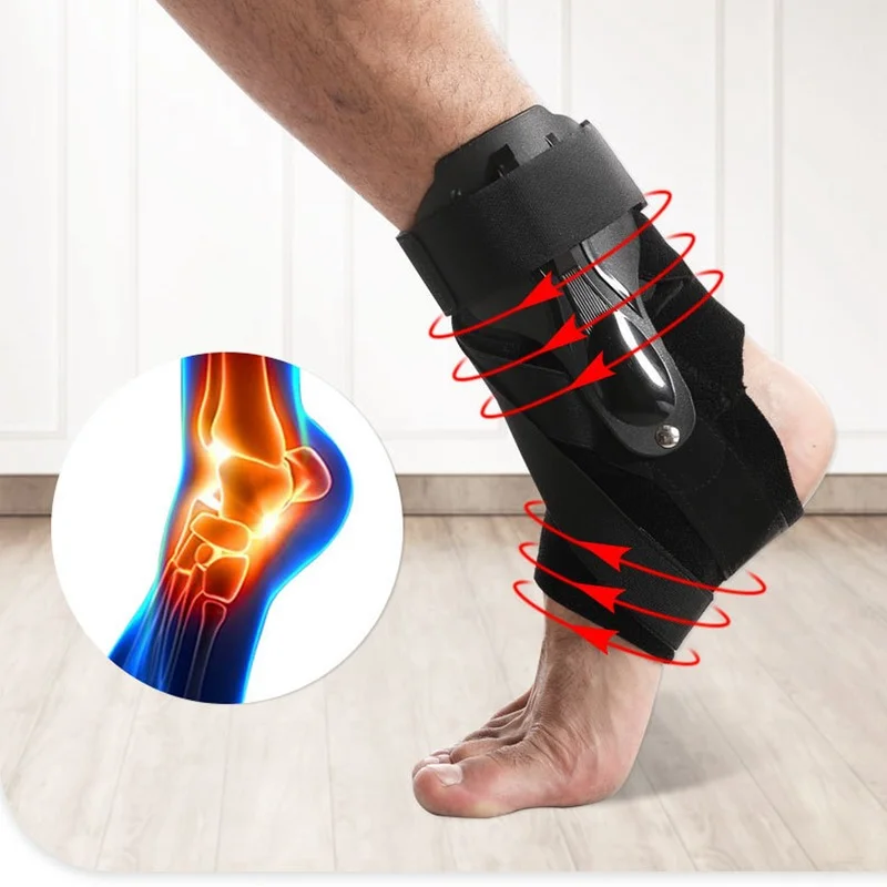 

1 Pcs Ankle Brace Support Foot Guard Protector Adjustable Strap Sprain Orthosis Stabilizer Unisex