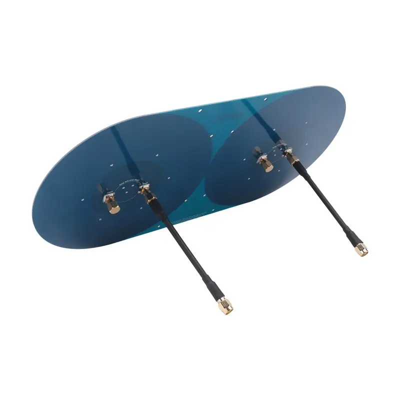 Top Deals Receiving FPV Antenna 5.8G Array Flat High Gain 14Dbi Directional Cross-Country Fixed-Wing Antenna For RC Drone Inner