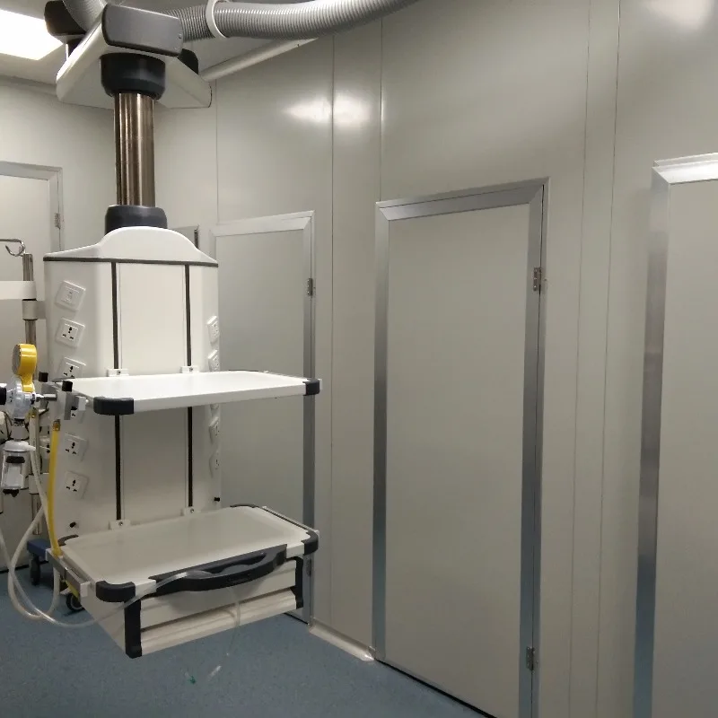 Customizable Single Arm ICU Medical Pendant, Ceiling Mounted Hospital Supply Unit with Monitor Arm for Critical Care