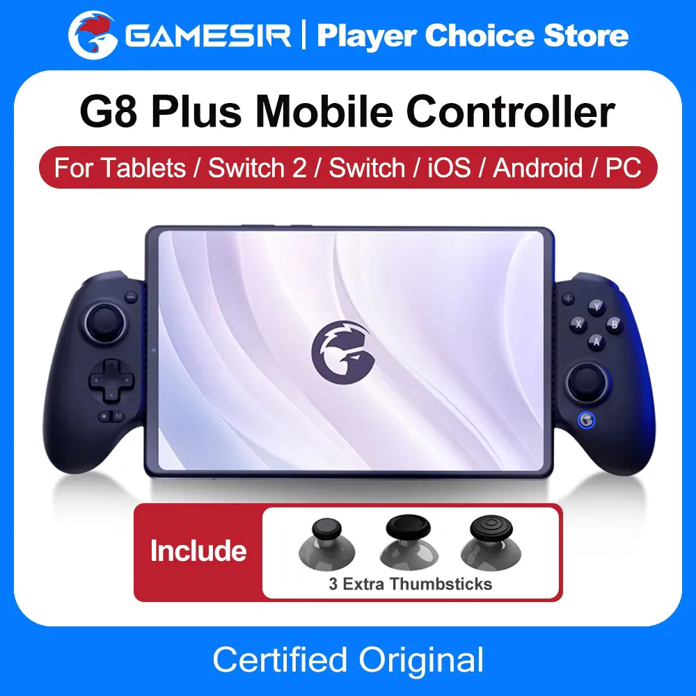 Image of GameSir G8 Plus Gamepad für Nintendo Switch 2/1 Steam PC Telefon-Controller iOS Android Hall-Effekt-Joysticks und Analoge Trigger