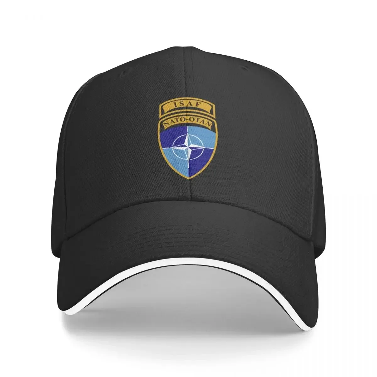 International Security Assistance Force (ISAF) NATO-OTAN Baseball Cap beach hat New In Hat Beach Bag Women's Beach Men's