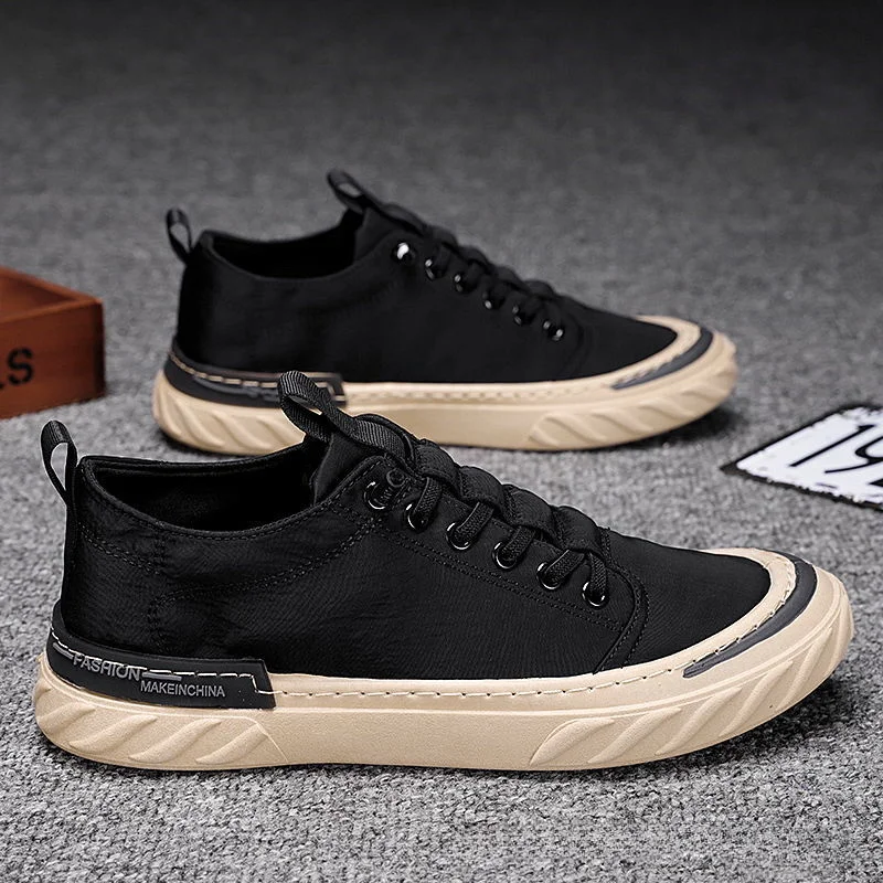 2023 nuevas zapatillas altas, zapatos informales para hombre, zapatos cómodos de lona para hombre, zapatos planos ligeros para correr para hombre,