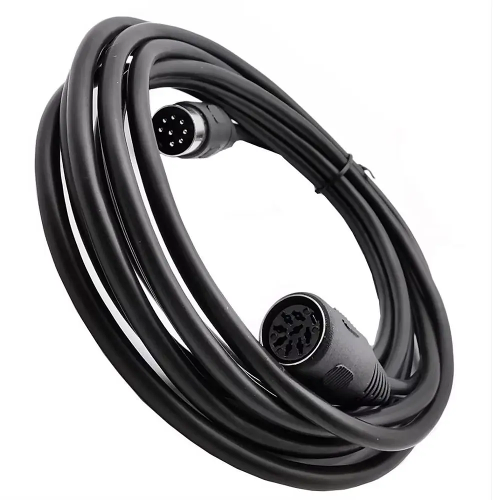 8 PIN DIN male to female Extention speaker Audio Cable 0.5M 1.5M 3M