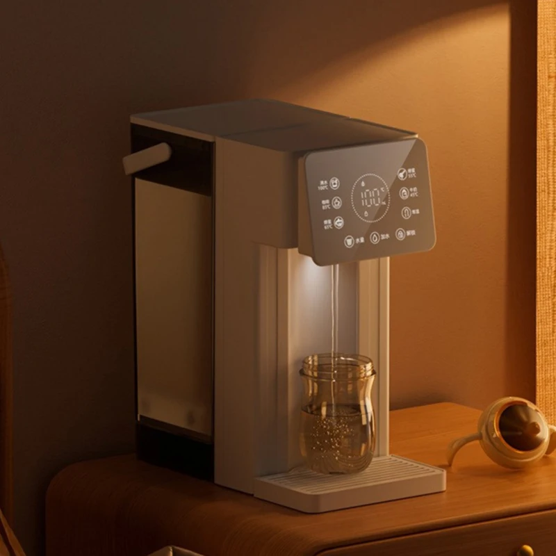 موزع الماء الساخن الأوتوماتيكي لسطح المكتب مع فلتر مياه لنظام تسخين فوري لتكييف حليب الأطفال والمكتب والمنزل