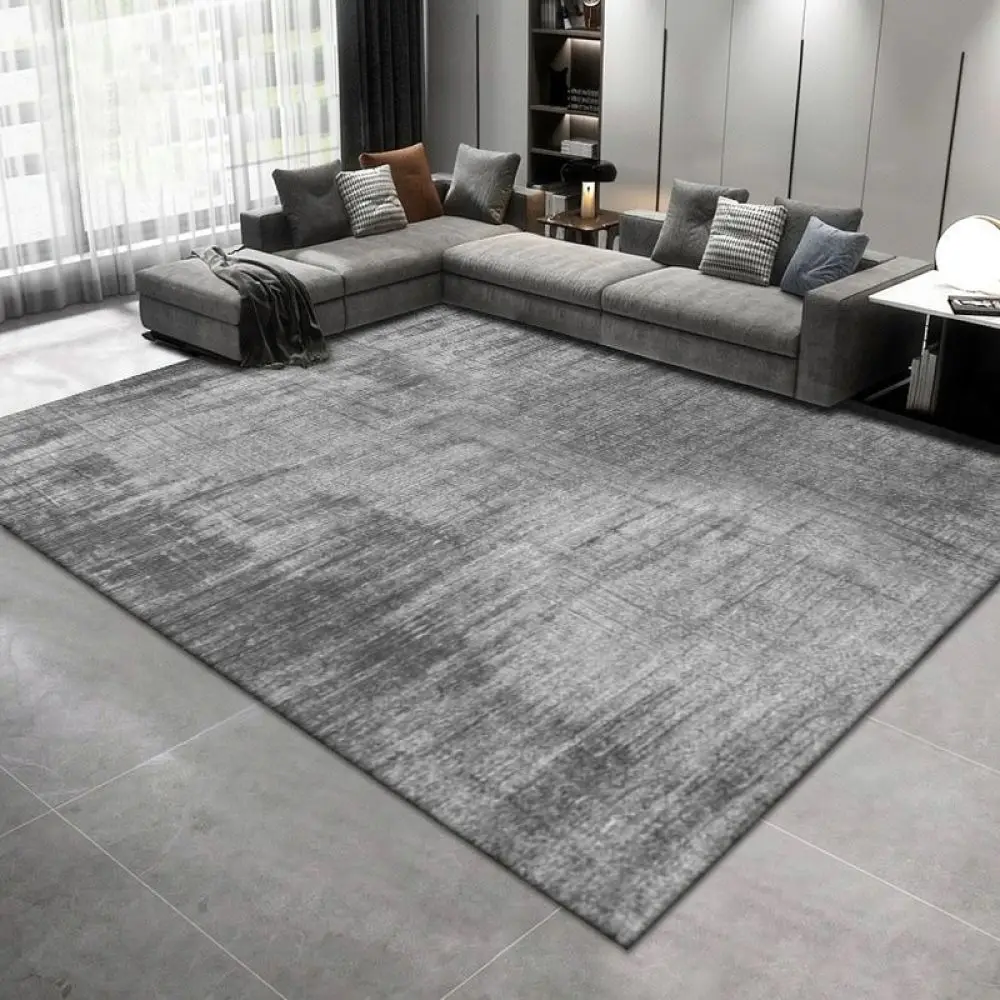 Soft Crystal Velvet Carpet Nordic Style Rug Modern Minimalist Living Room Floor Mat Non Slip Bedroom Bedside Carpet
